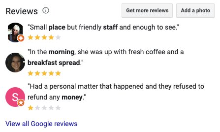 GBP reviews